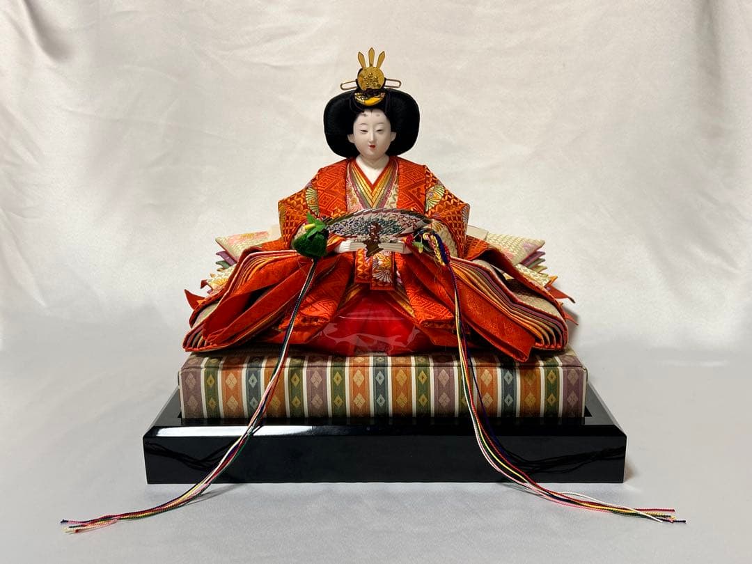 雛人形 ひな人形 雛道具 有職雛 親王 黄櫨染 十二単 京７番