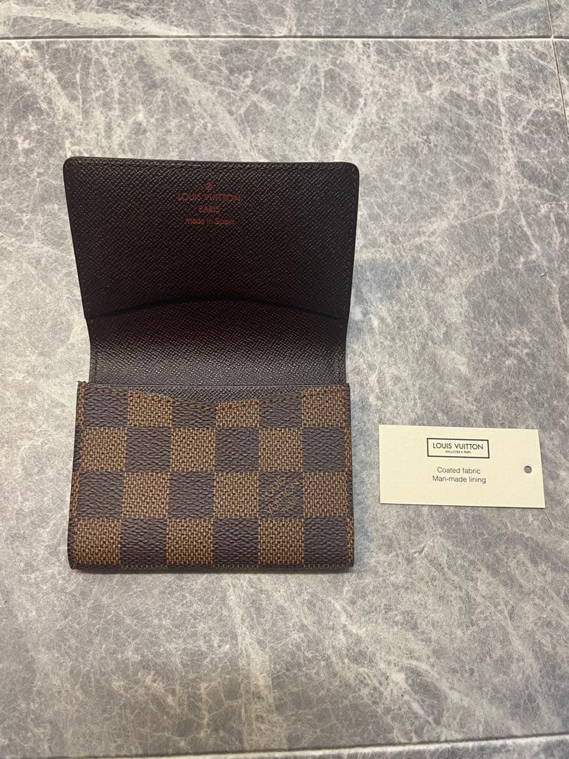 【新品、未使用品】LOUIS VUITTONダミエ 名刺入れ