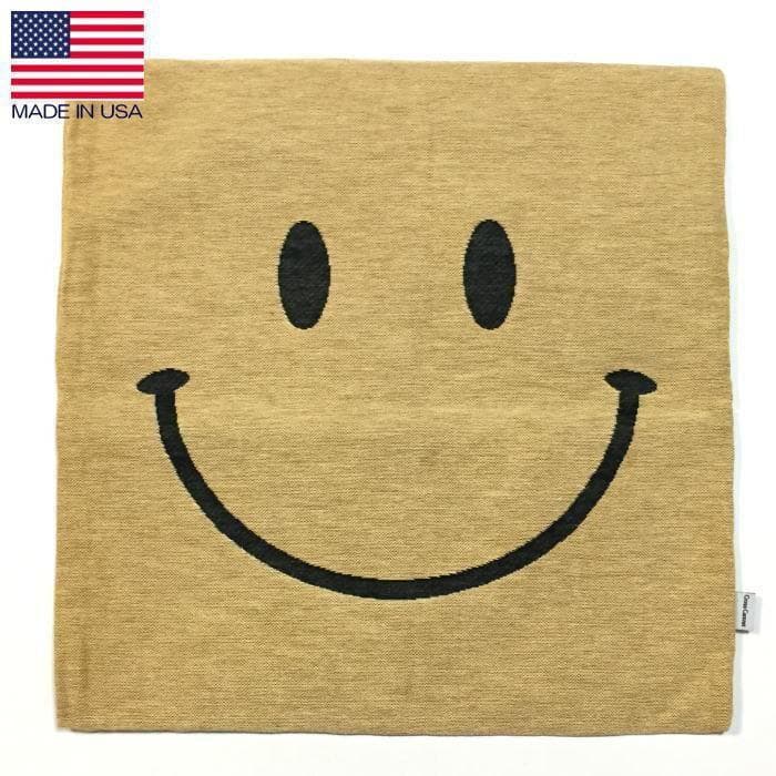 ４点 アメリカ製 Cross Canvas スマイル クッションカバー ミックス