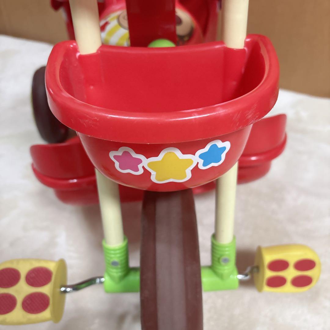 アンパンマン 三輪車 それいけ！アンパンマン デラックスII レッド 赤