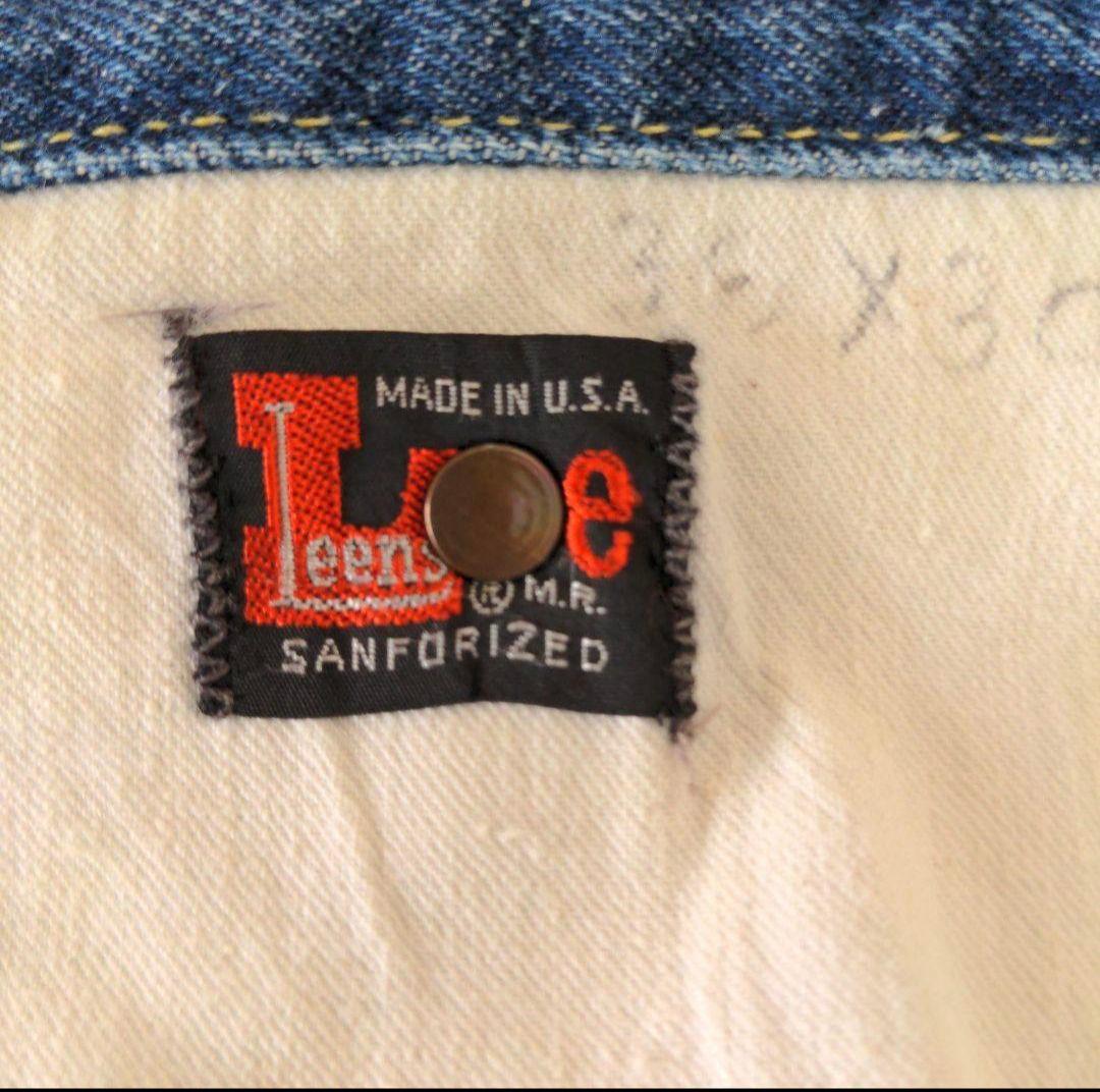 60s 70's Lee leens デニムパンツ 42TALON USA製