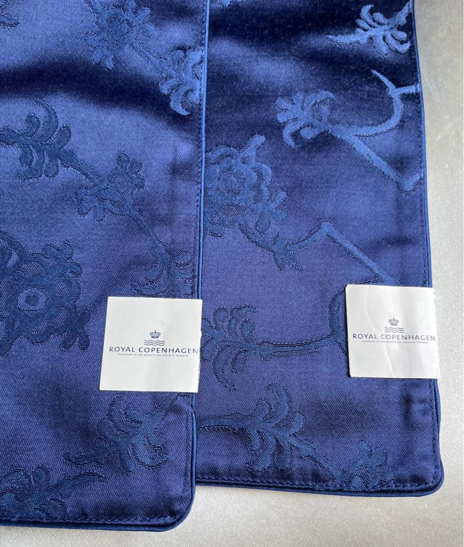 【未使用】貴重★ロイヤルコペンハーゲン ブルーフルーテッド柄 ランチョンマット