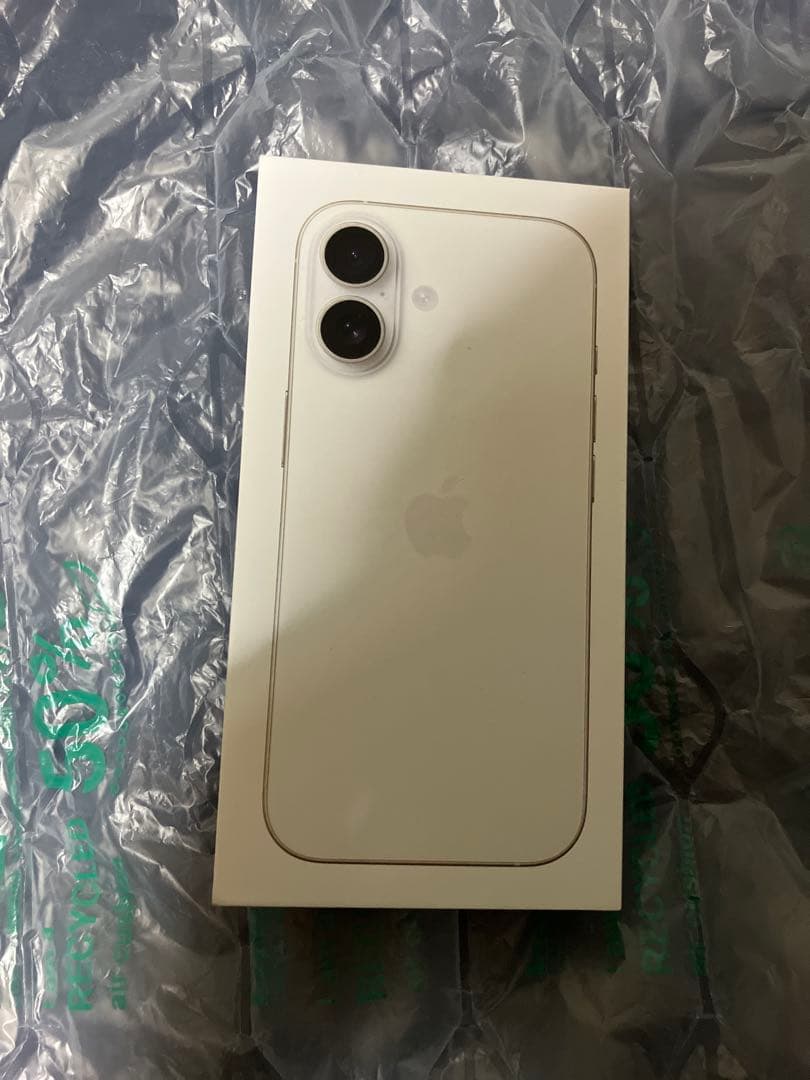 iPhone17 256GB ホワイト　充放電回数2回　Appleケア27年9月