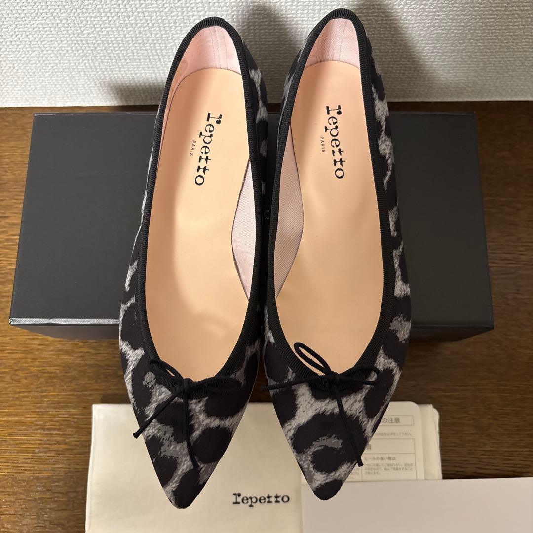 レペット／フラットシューズ（レオパードGray）