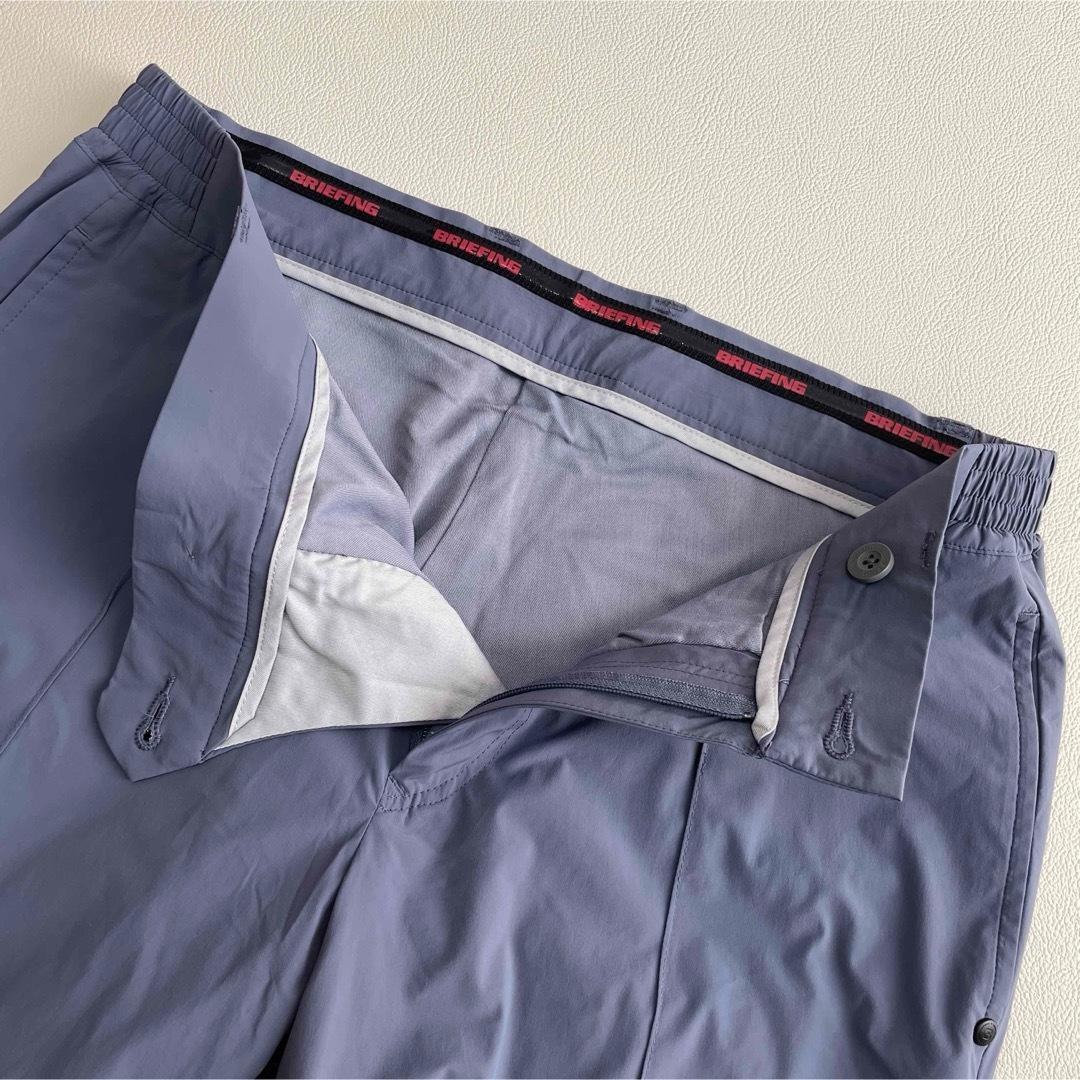 6725【美品】ブリーフィング　ストレッチパンツ　くすみパープル グレー 23年