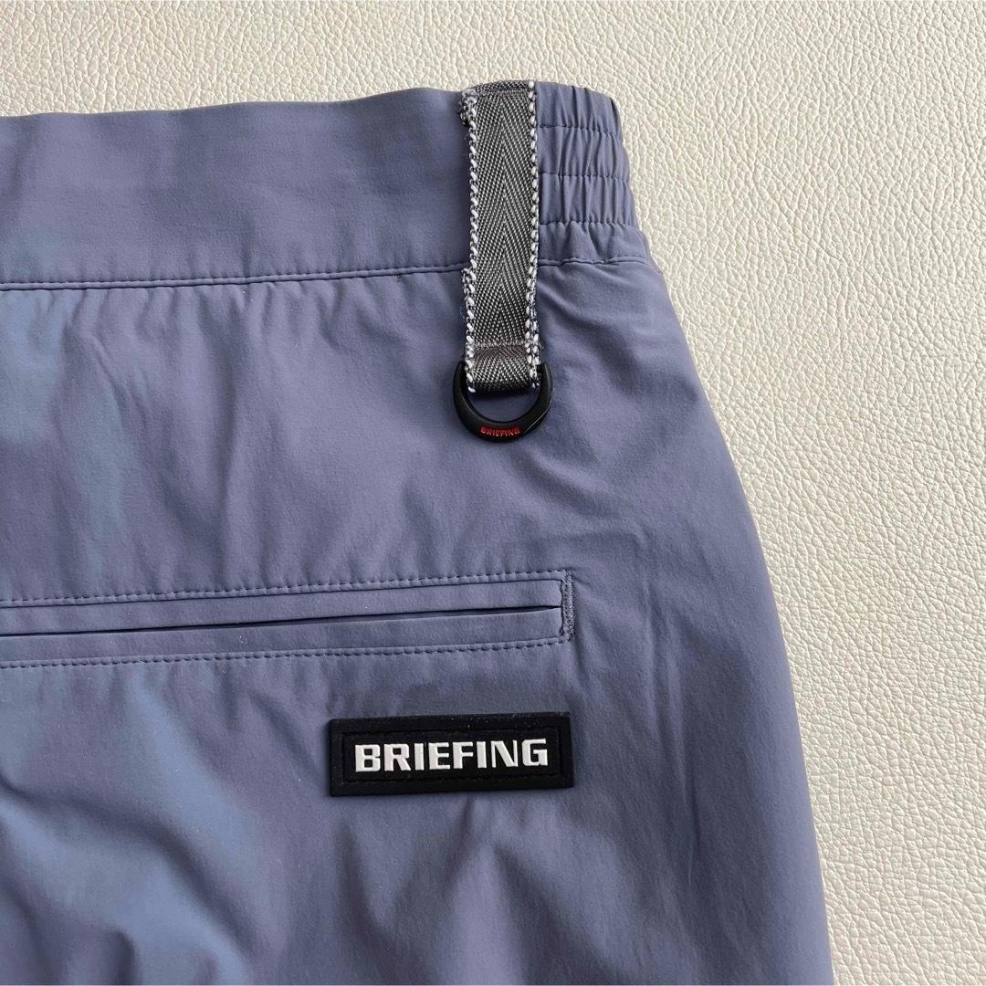 6725【美品】ブリーフィング　ストレッチパンツ　くすみパープル グレー 23年