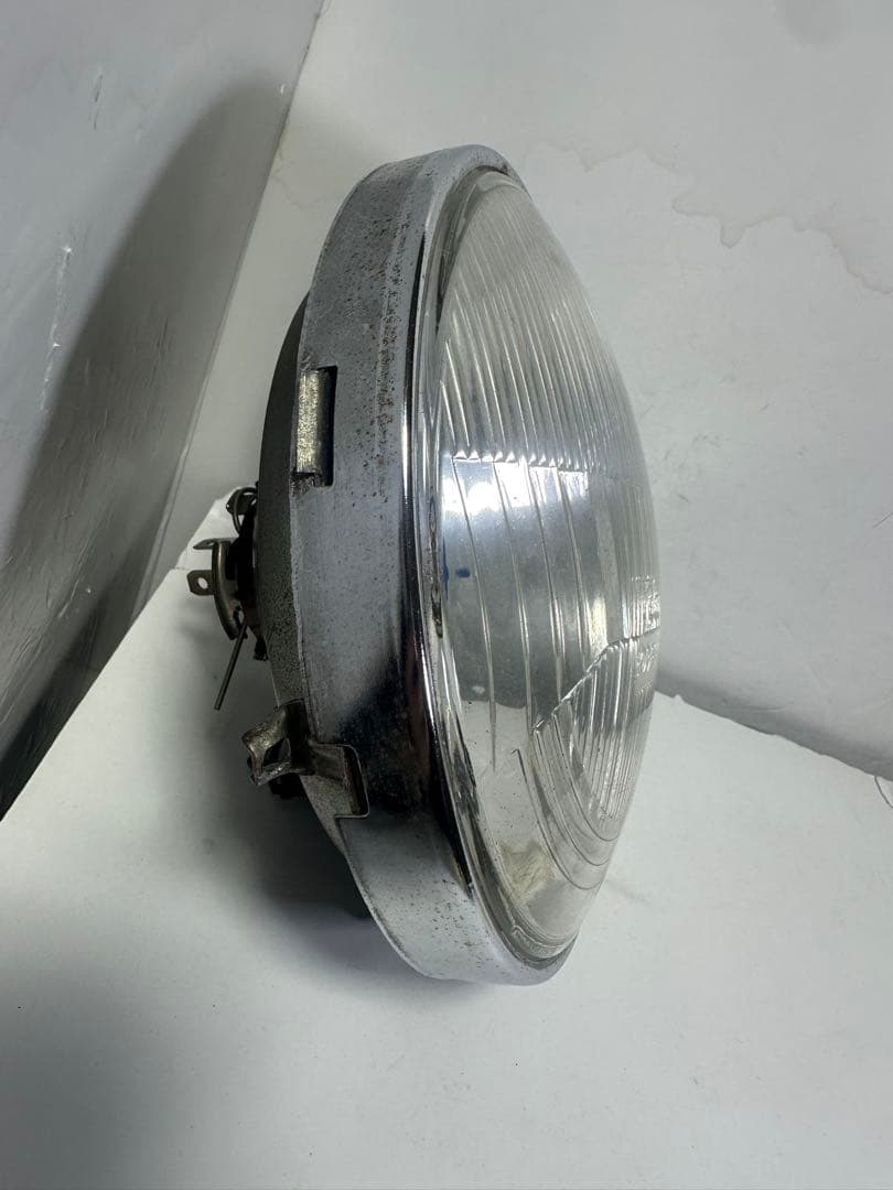 希少廃盤品当時物シビエ一文字180πシビエ凹みレンズ付きヘッドライト