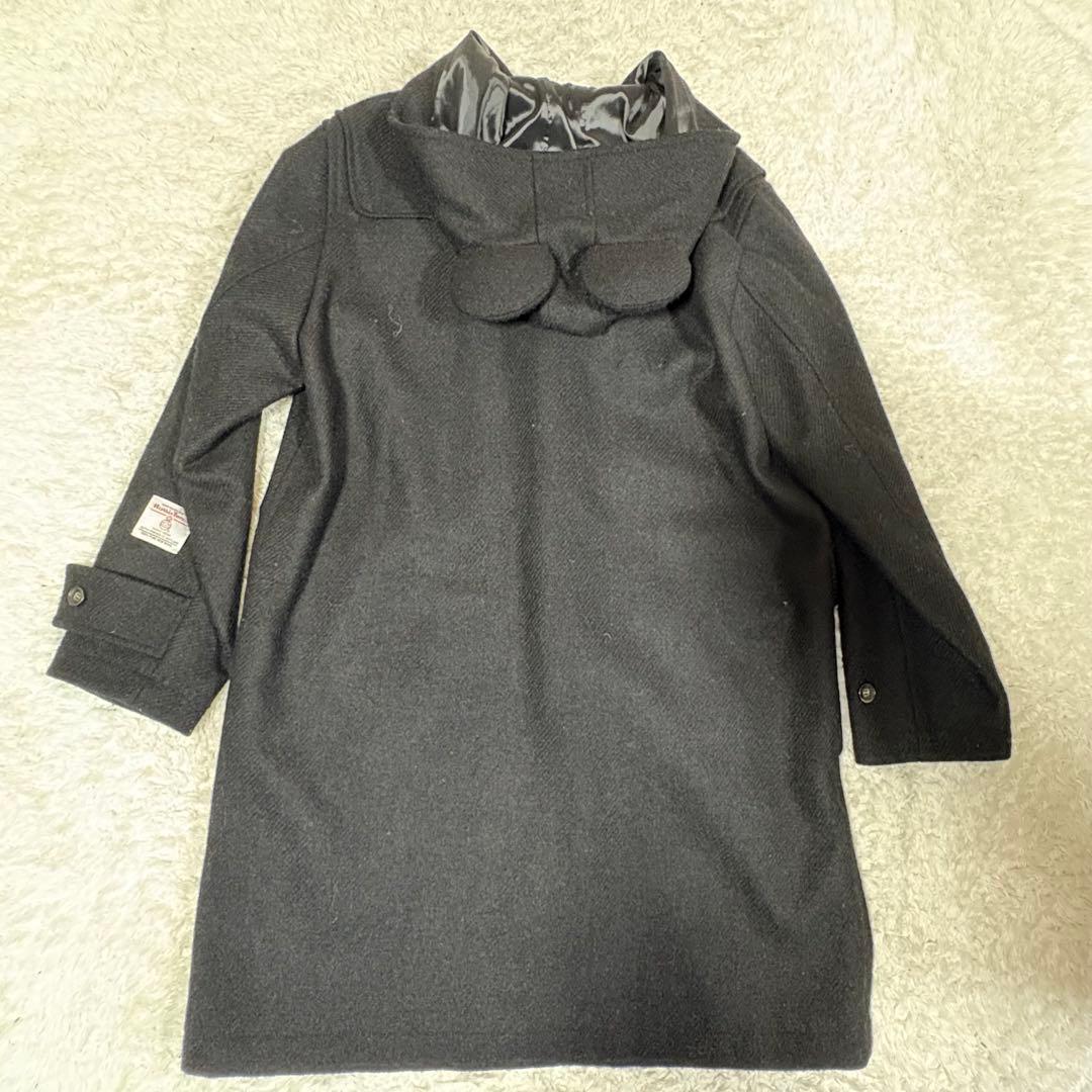 Disney RESORT×HarrisTweed ミッキー　ダッフルコート　L