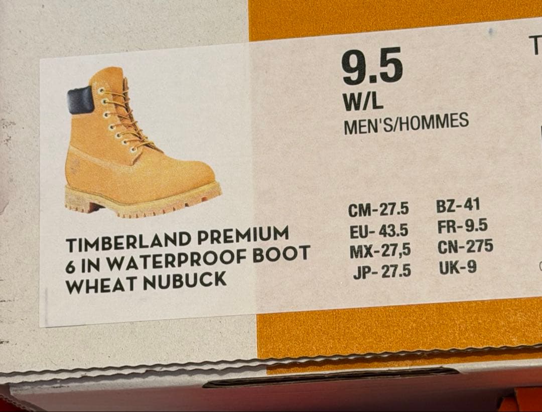 お　ティンバーランド プレミアムブーツ 6インチ イエロー
