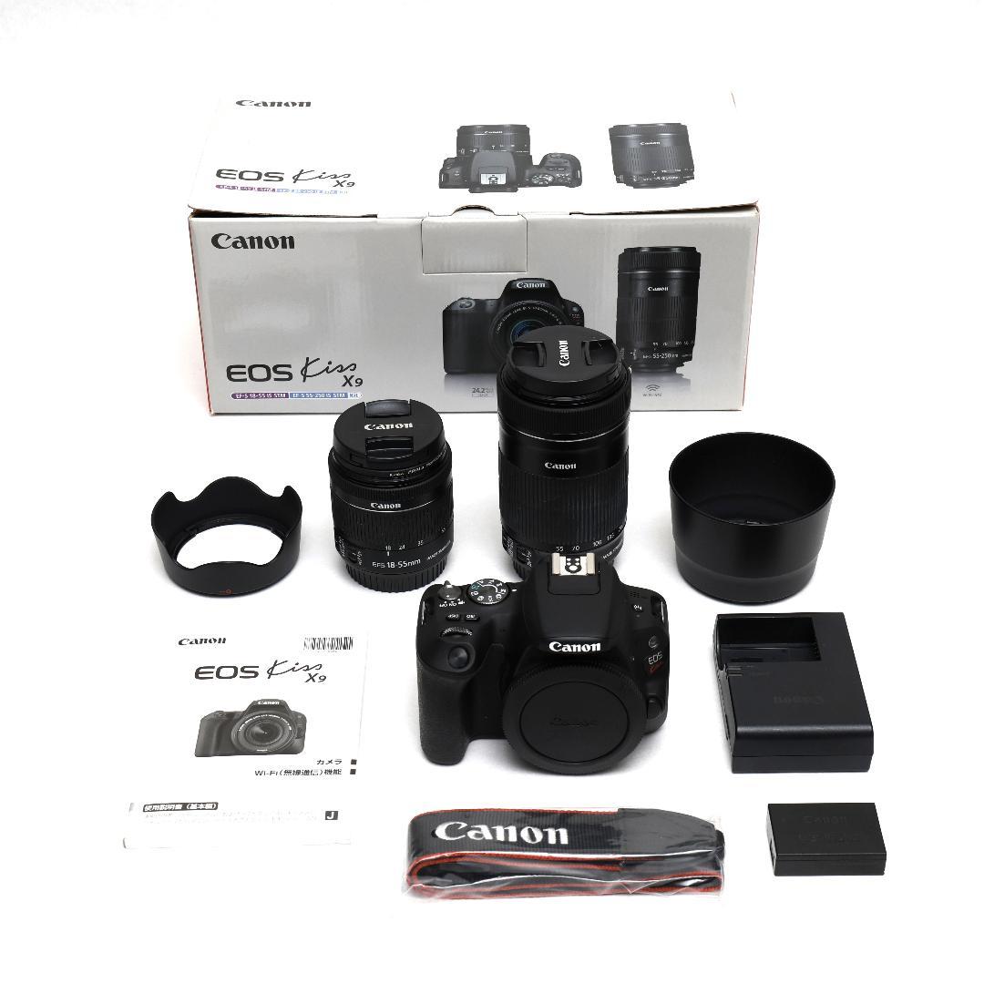 新品同様　CANON EOS Kiss X9 ダブルズームキット