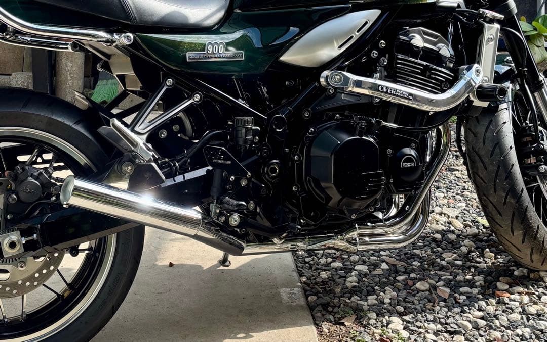 Z900RS用のメッキショート管（60φ）