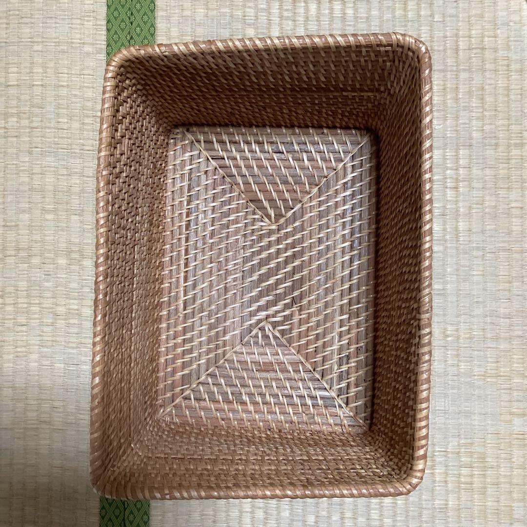 無印良品　重なるラタン　6個セット　まとめ売り