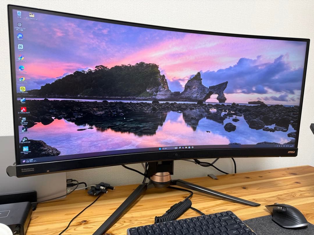 MSI Optix MPG341CQR 歪曲ウルトラワイドモニター