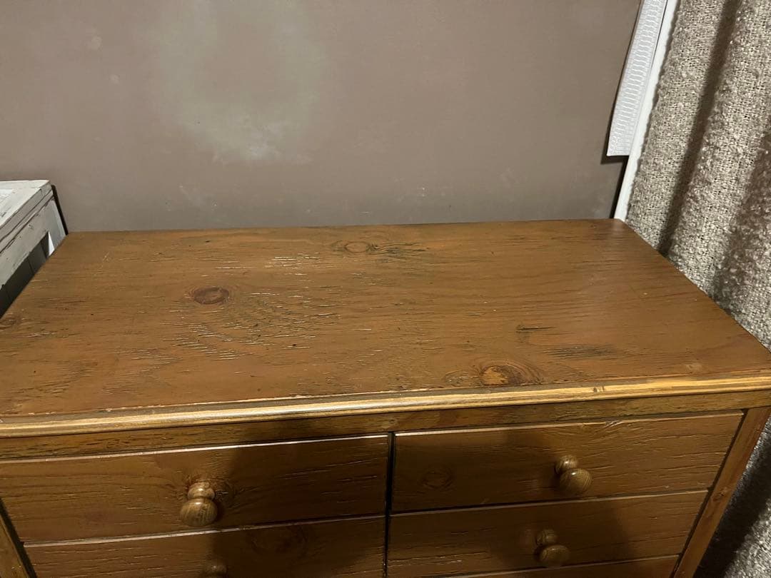 enfantアンファン★パイン材鏡チェスト★カントリー家具★ミラー★木