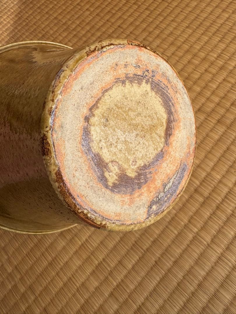 淡々斎☆黄瀬戸末広水指