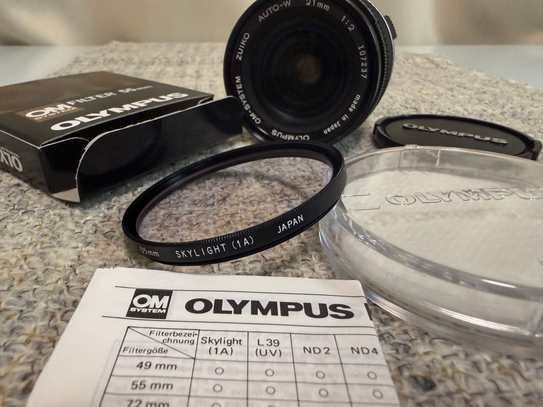 OLYMPUS オリンパス ZUIKO AUTO-W 21mm F2 箱入り新品