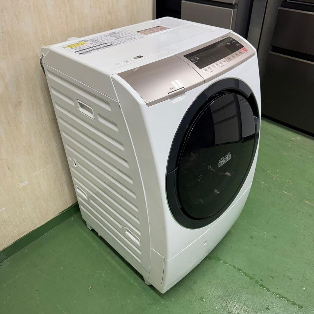 702◀送料設置無料★日立　ドラム式洗濯機　11㌔乾燥機能付き　冷蔵庫