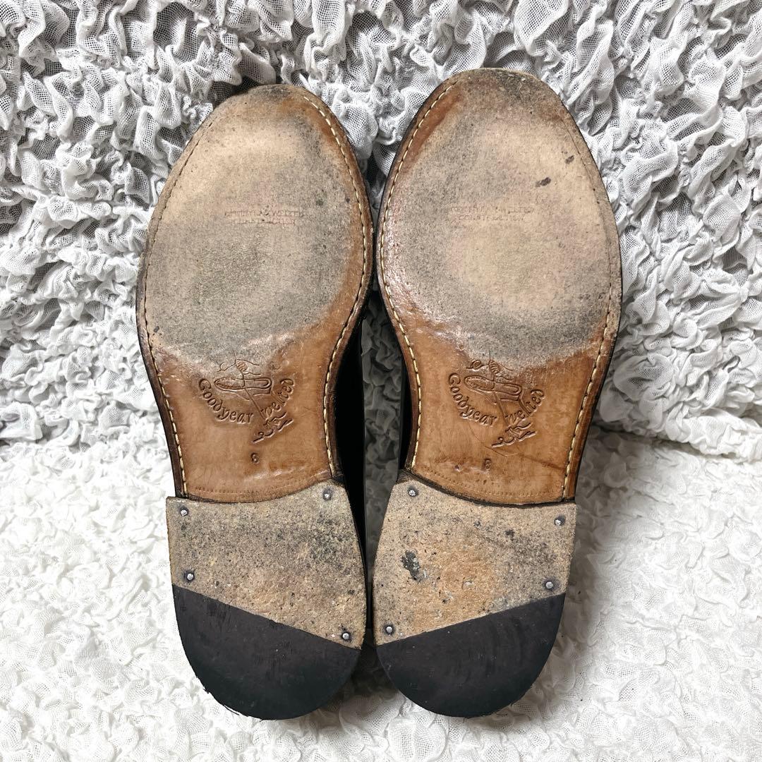 jalan sriwijaya ダークブラウン レザー 革靴　ビジネス　プレーン