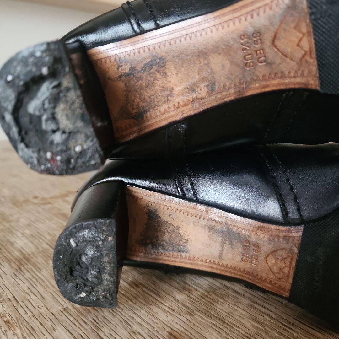 BALLY　バリー　黒　ロングブーツ　39　イタリア製　箱　保存袋　ファスナー開