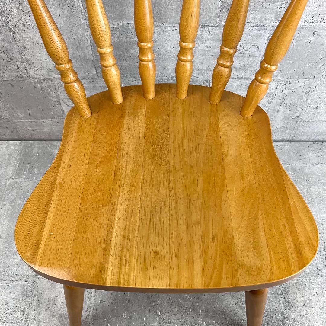 ウィンザーチェア　木製ダイニングチェア 椅子 イス マレーシア製