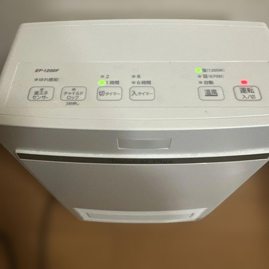 【2022年製】ダイニチ　セラミックファンヒーター　EF-1200F ホワイト