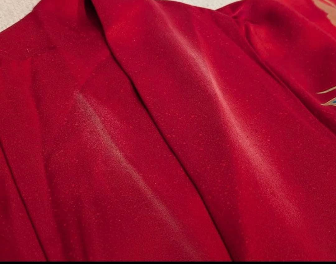 振袖フルセット身丈167裄69 後藤久美子ブランド 金銀彩 赤逸品 成人式卒業式