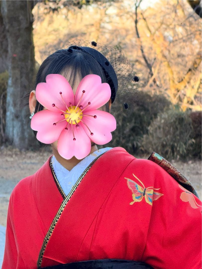 振袖フルセット身丈167裄69 後藤久美子ブランド 金銀彩 赤逸品 成人式卒業式