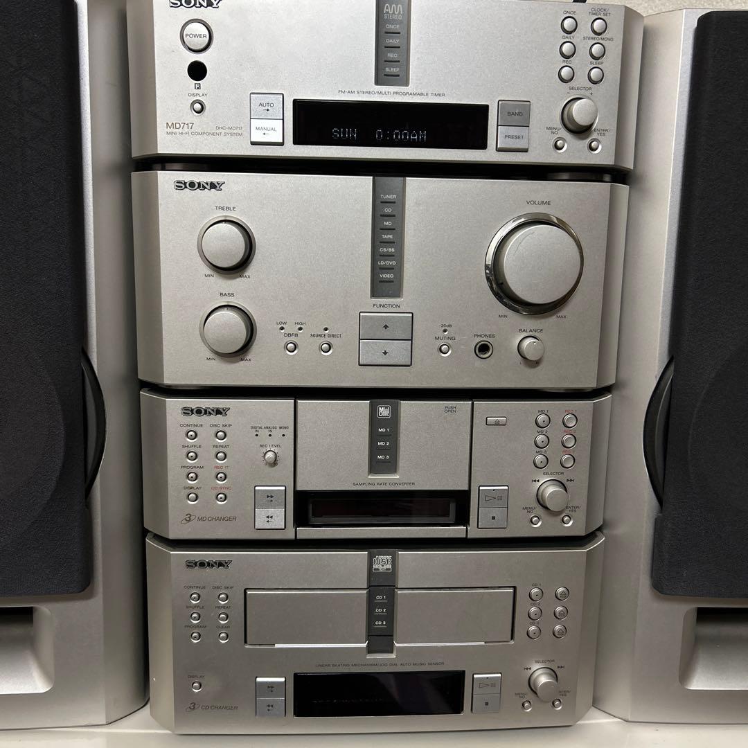 ラジオ・コンポ SONY MD717