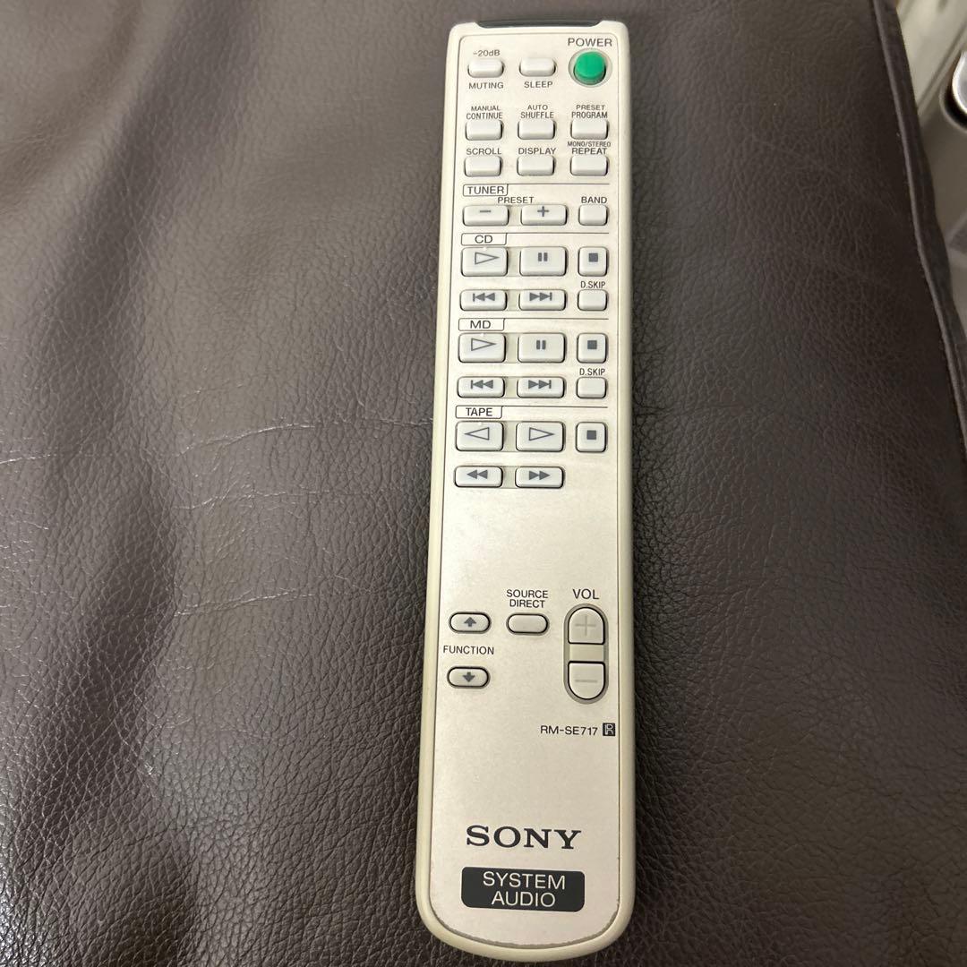 ラジオ・コンポ SONY MD717