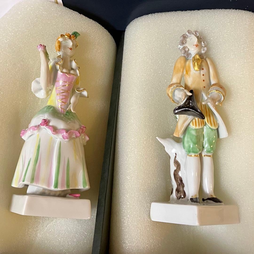 ◆マイセン◆ MEISSEN フィギュリン ペア人形 ロココ
