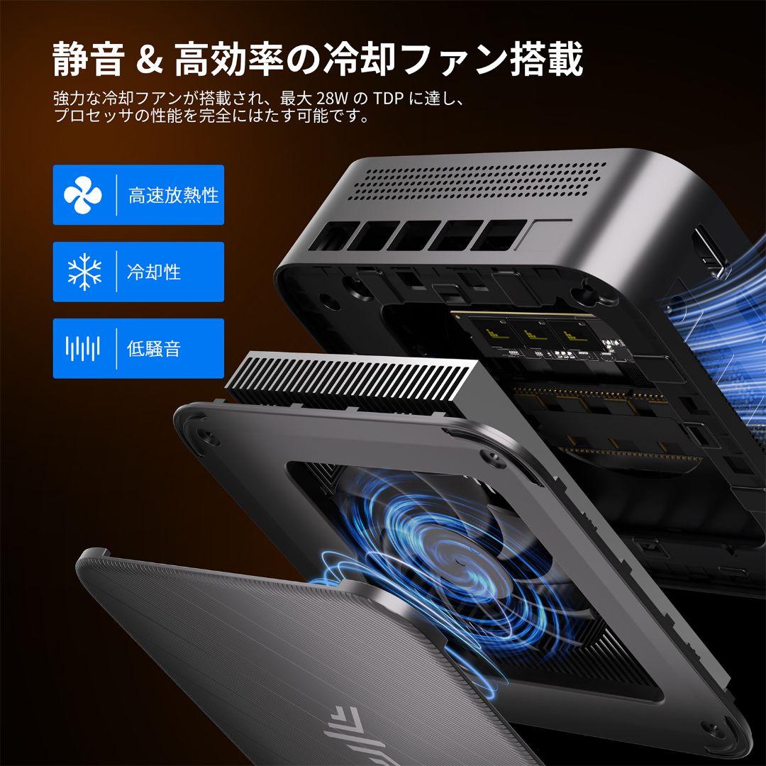 【新品未開封】NIPOGI Ryzen 5 7430U ミニPC