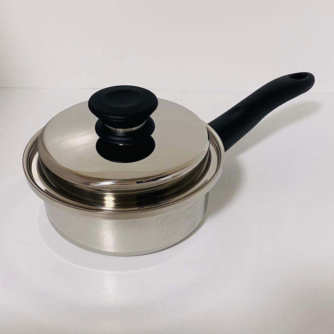 Amway アムウェイ 小ソースパン　鍋　未使用　ステンレス　高級鍋　現行取手