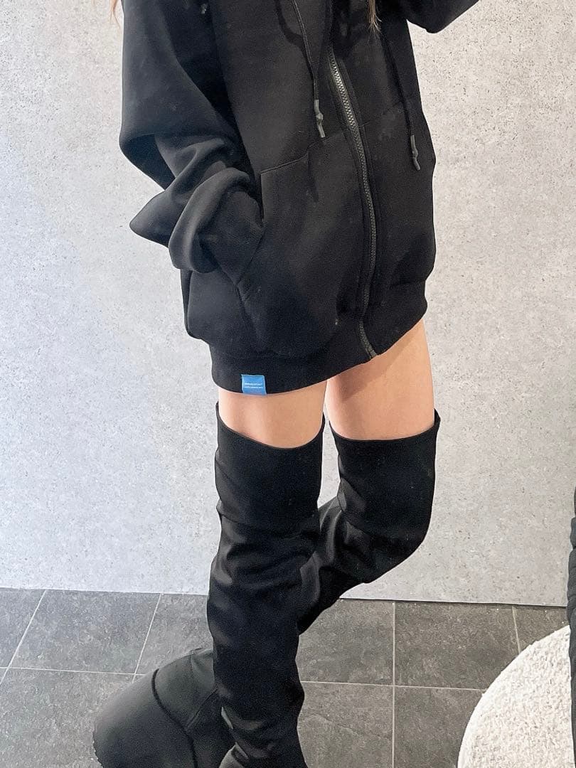 ハ*オ様 yello TOKYO BLACKPLATFORMLONGBOOTS