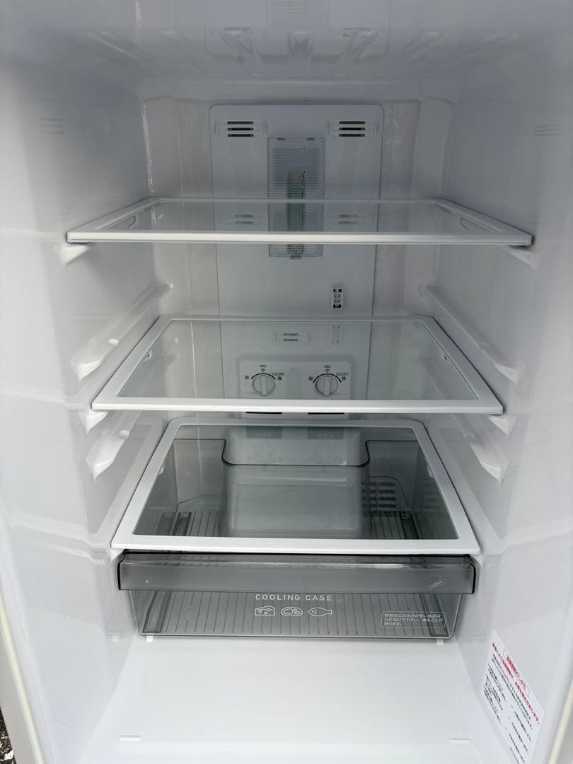 【2021年製】三菱ノンフロン冷凍冷蔵庫 MR-P15EG-W