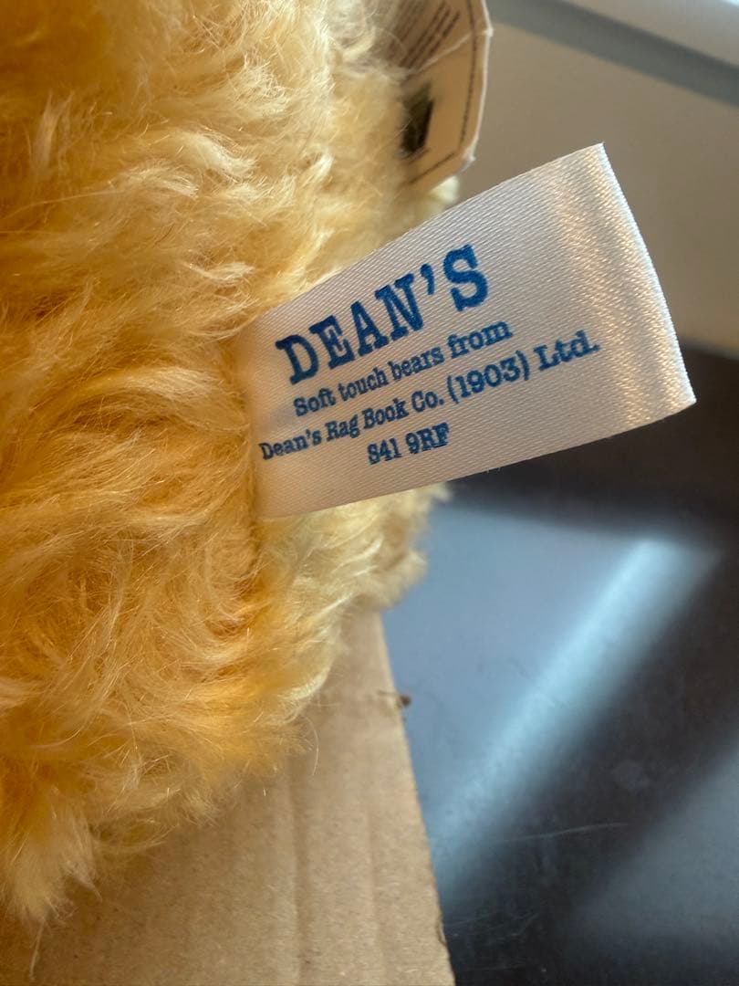 【1桁シリアル】Dean's テディベア 限定299体 003番 英国製
