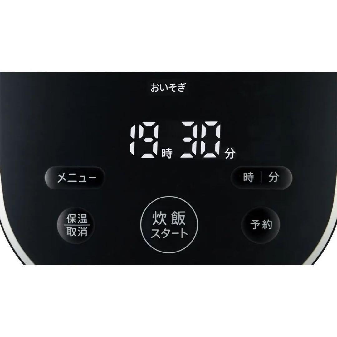 極美品 2024年製 SHARP シャープ KS-CF05D-B炊飯器 3合炊き