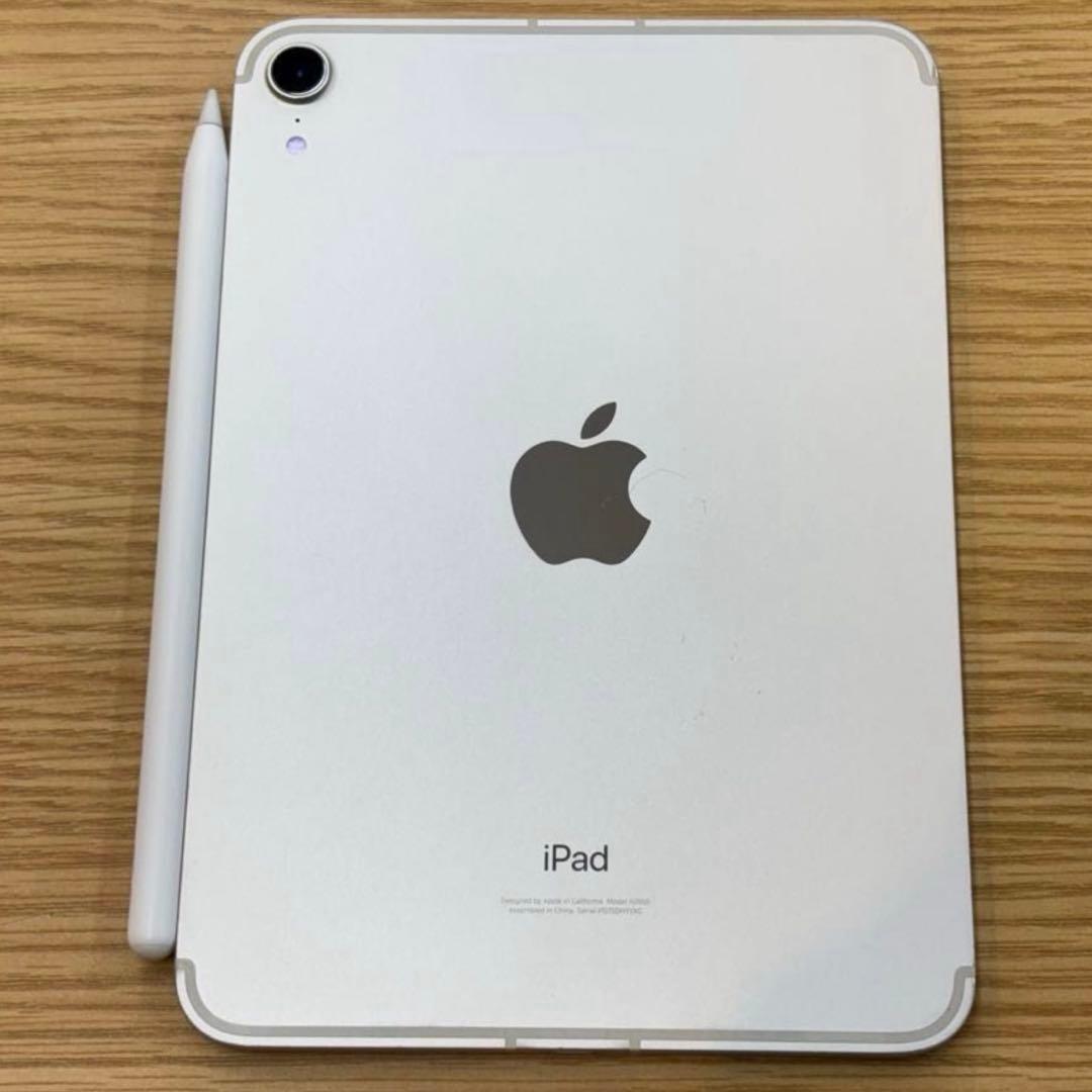 iPad mini 6 64GB シルバー cellular 純正pencil付