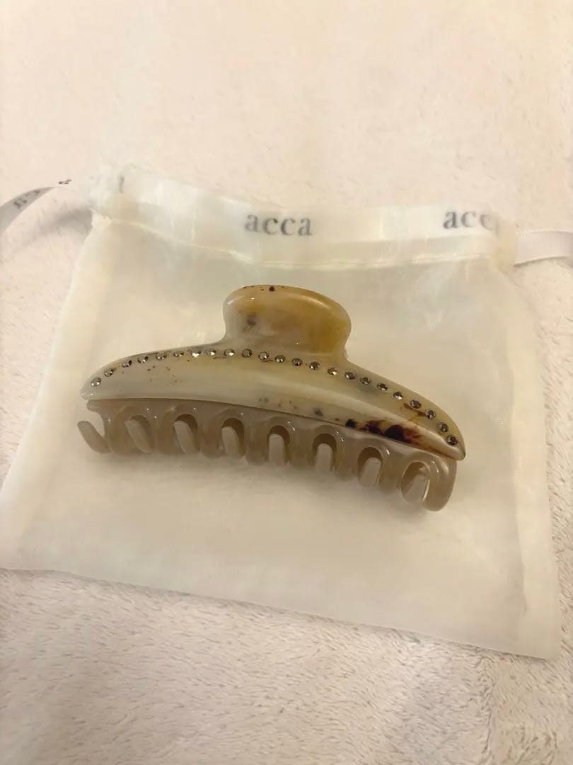 【ACCA】ティアラクイーン　クリップ　Ｌサイズ ベージュ