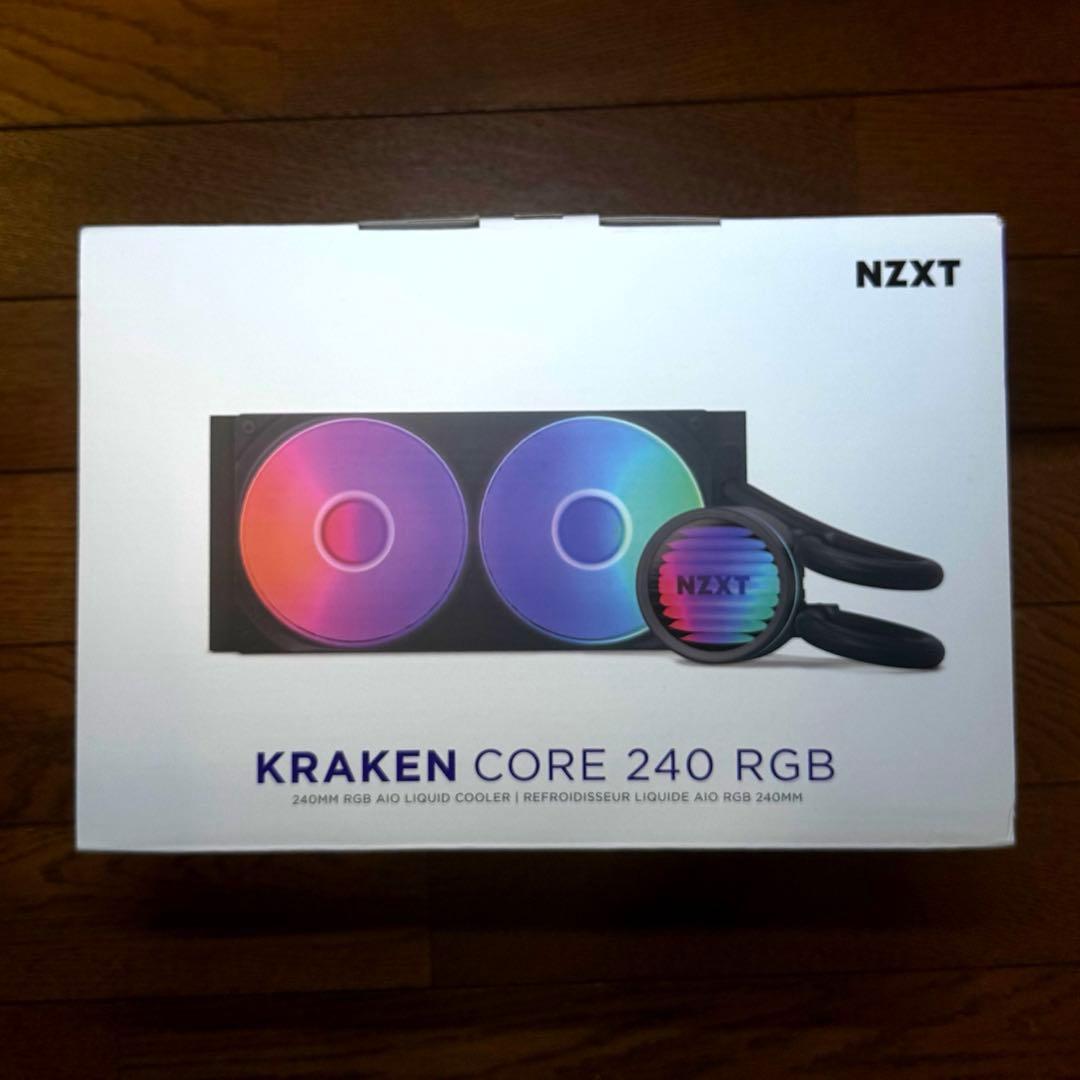 【未使用】NZXT Kraken Core 240 簡易水冷CPUクーラー