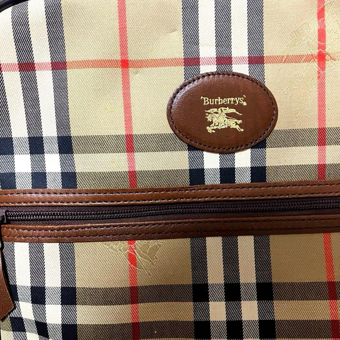 美品 Burberrys バーバリーズ ノバチェック ショルダーバッグ A4可能