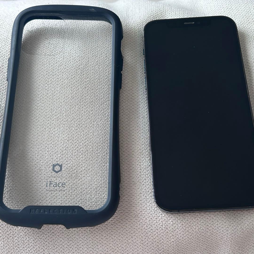 【美品】AppleiPhone12Proパシフィックブルー本体+iFaceケース