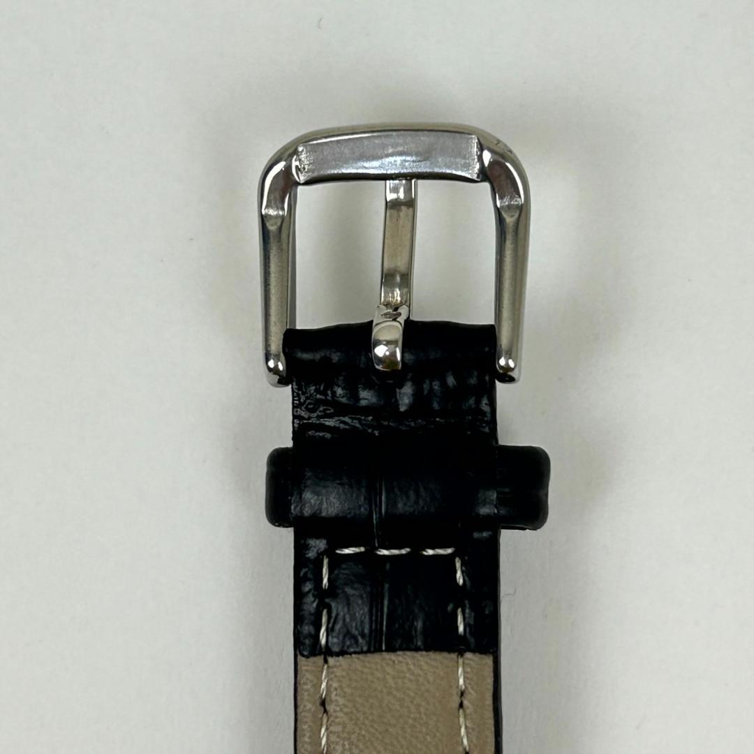 【良品・稼働品】クレドール 14金 ベゼル K14 金色文字盤　新品革ベルト