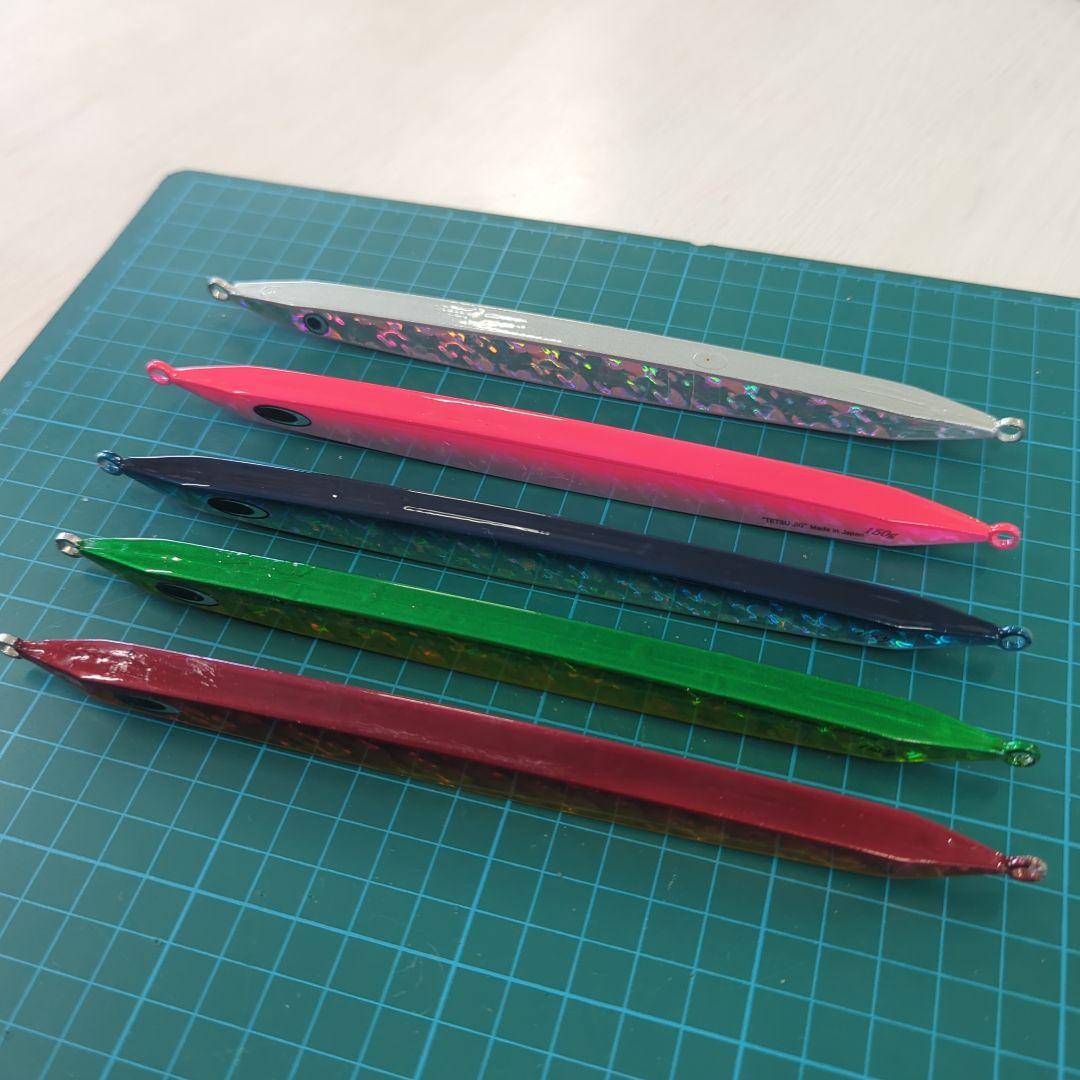 鉄ジグ　スイムライダー　150g　未使用品・美品　5本セット
