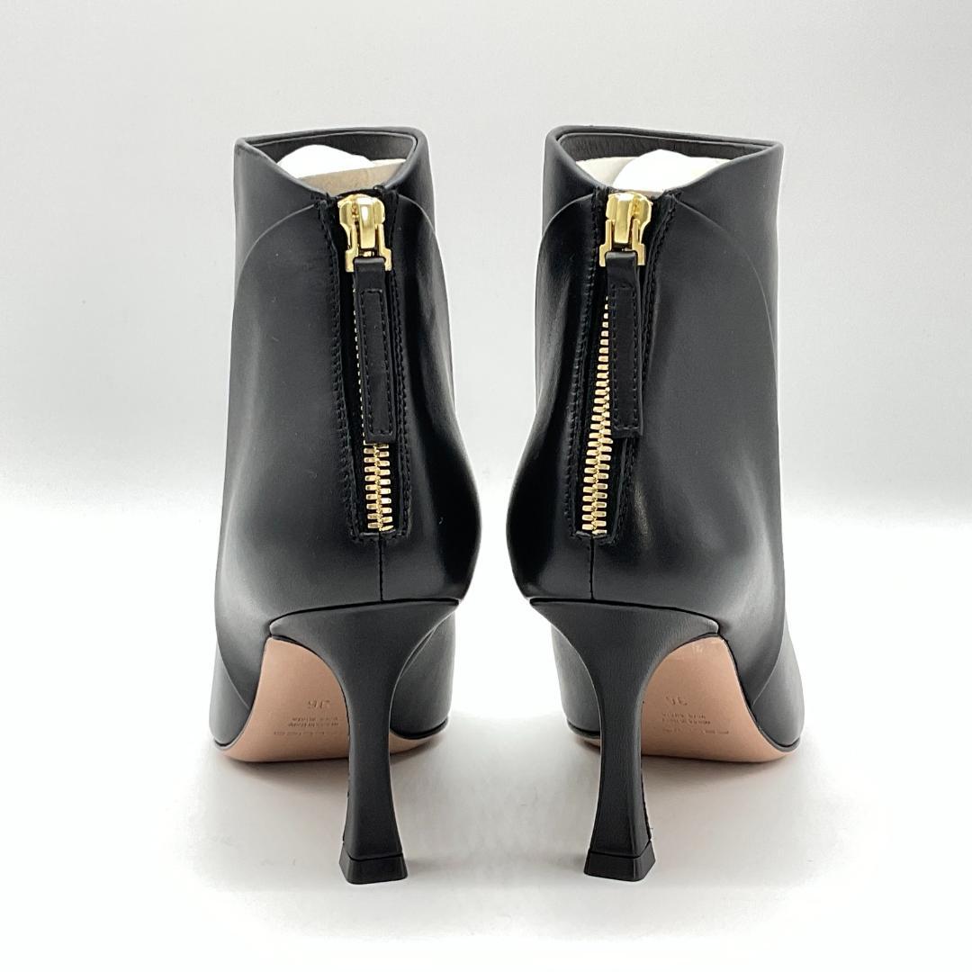 【未使用】PELLICO VENERE バックジップヒールレザーブーツ 36