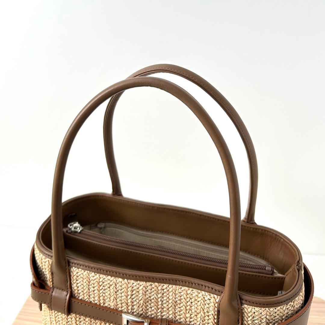 【極美品✨️】傅濱野 デンハマノ nature baskettie トートバッグ