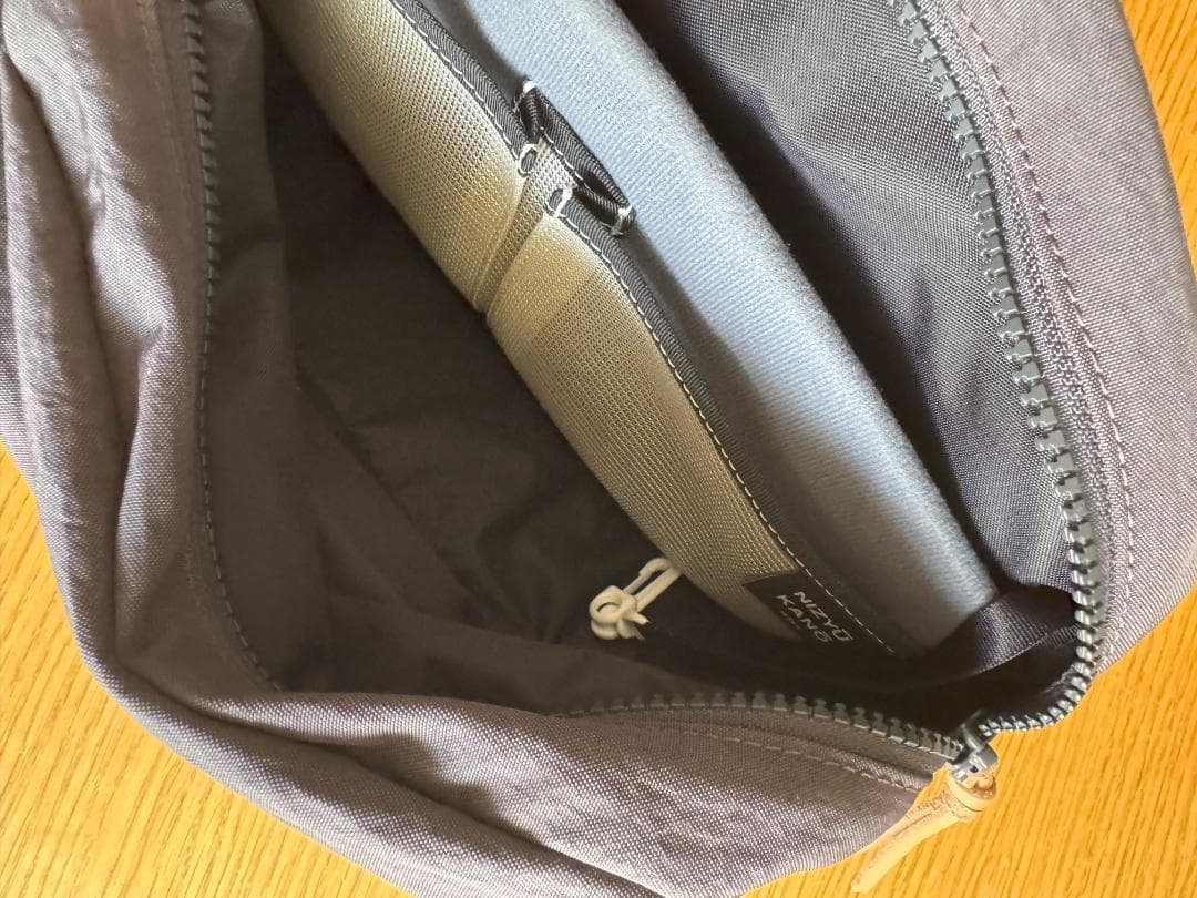 FUKUI SIWAナイロンボディバッグS ダークグレー