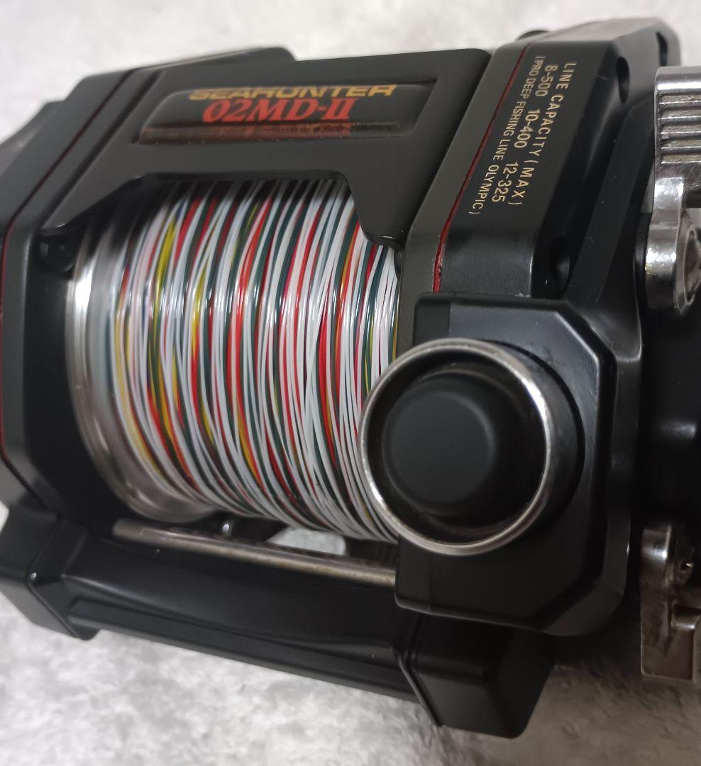 オリムピックシーハンター02MD-Ⅱ電動リール！通電確認済み