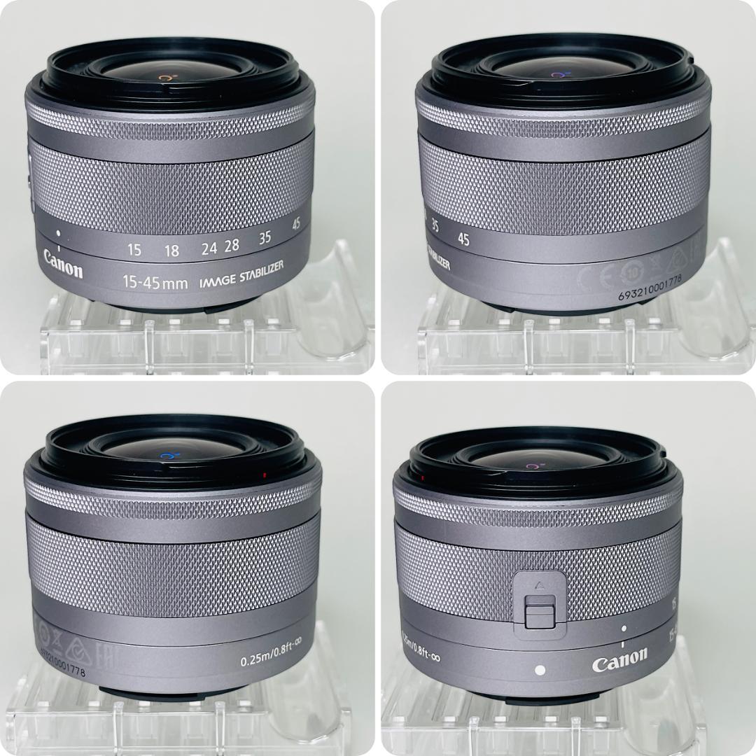 CANON キヤノン EOS Kiss M ＋ EF-M 15-45mm レンズ