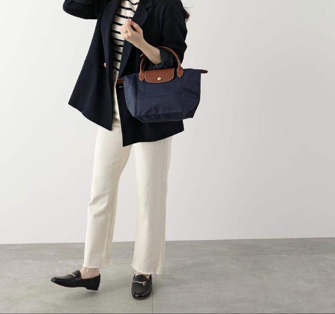 極美品♦︎LONGCHAMP ロンシャン ルプリアージュ トートバッグ ネイビーS
