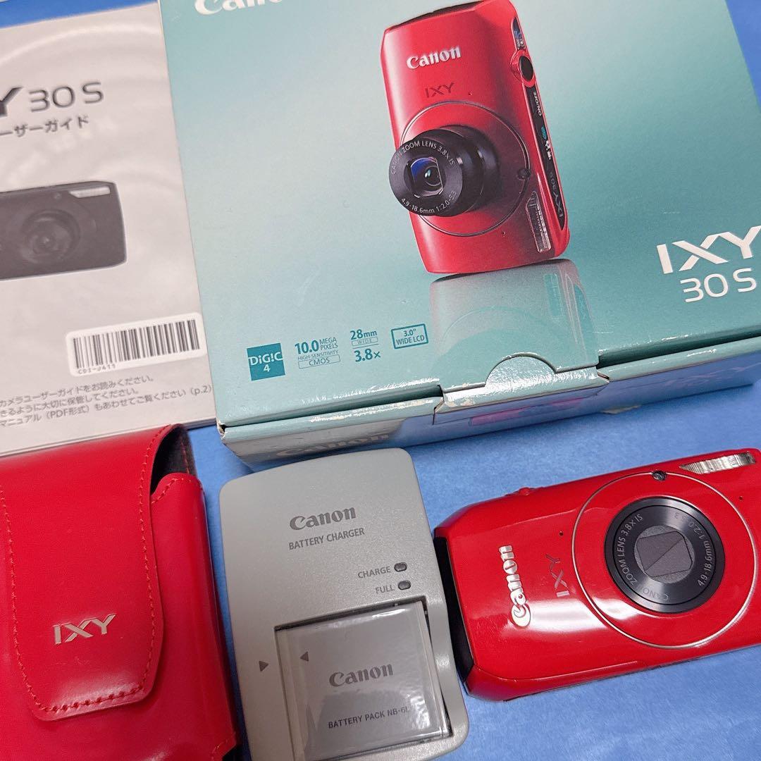 【極美品】Canon IXY 30S レッド　箱あり